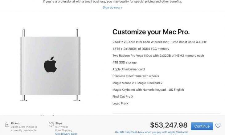 Mac Pro custará quase meio milhão de reais na versão mais completa