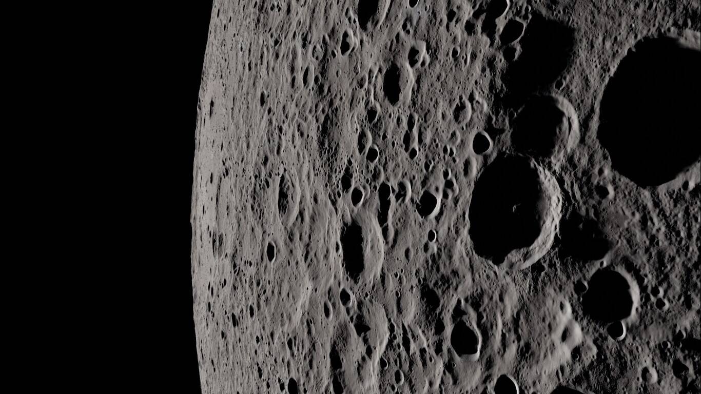 Nasa recria em 4K imagens da Lua vistas pelos astronautas da Apollo 13