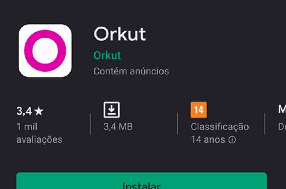 Aplicativo do Orkut aparece na Google Play
