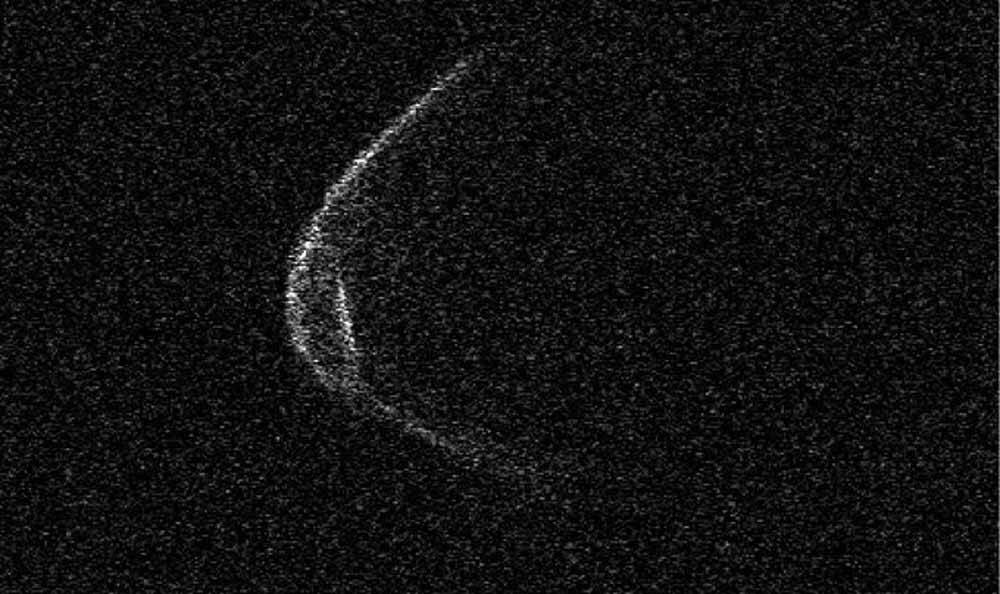 Asteroide gigante passa a 31 mil km/h pela Terra nesta quarta-feira. Foto: Twitter/Arecibo Radar
