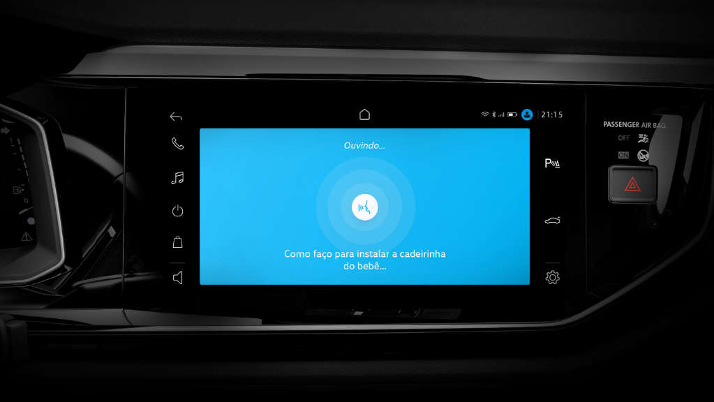 Central multimídia VW Play tem wi-fi e Apple CarPlay sem fio