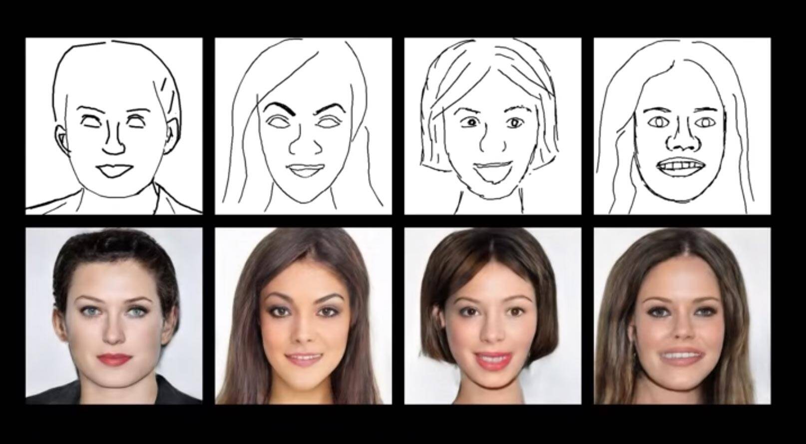 Investigadores criam rostos realistas a partir de simples rabiscos