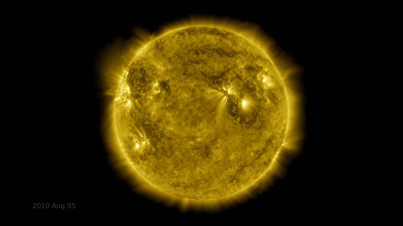 Vídeo da Nasa mostra dez anos de atividade do Sol