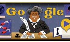 Google homenageia Alexandre Dumas com Doodle especial. Foto: reprodução