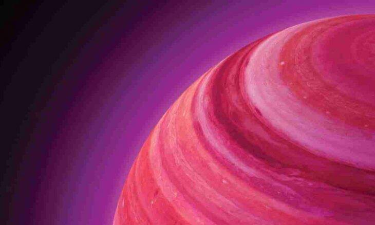 Planeta cor-de-rosa pode ser um dos mais bonitos já descobertos pela NASA. Foto: Divulgação