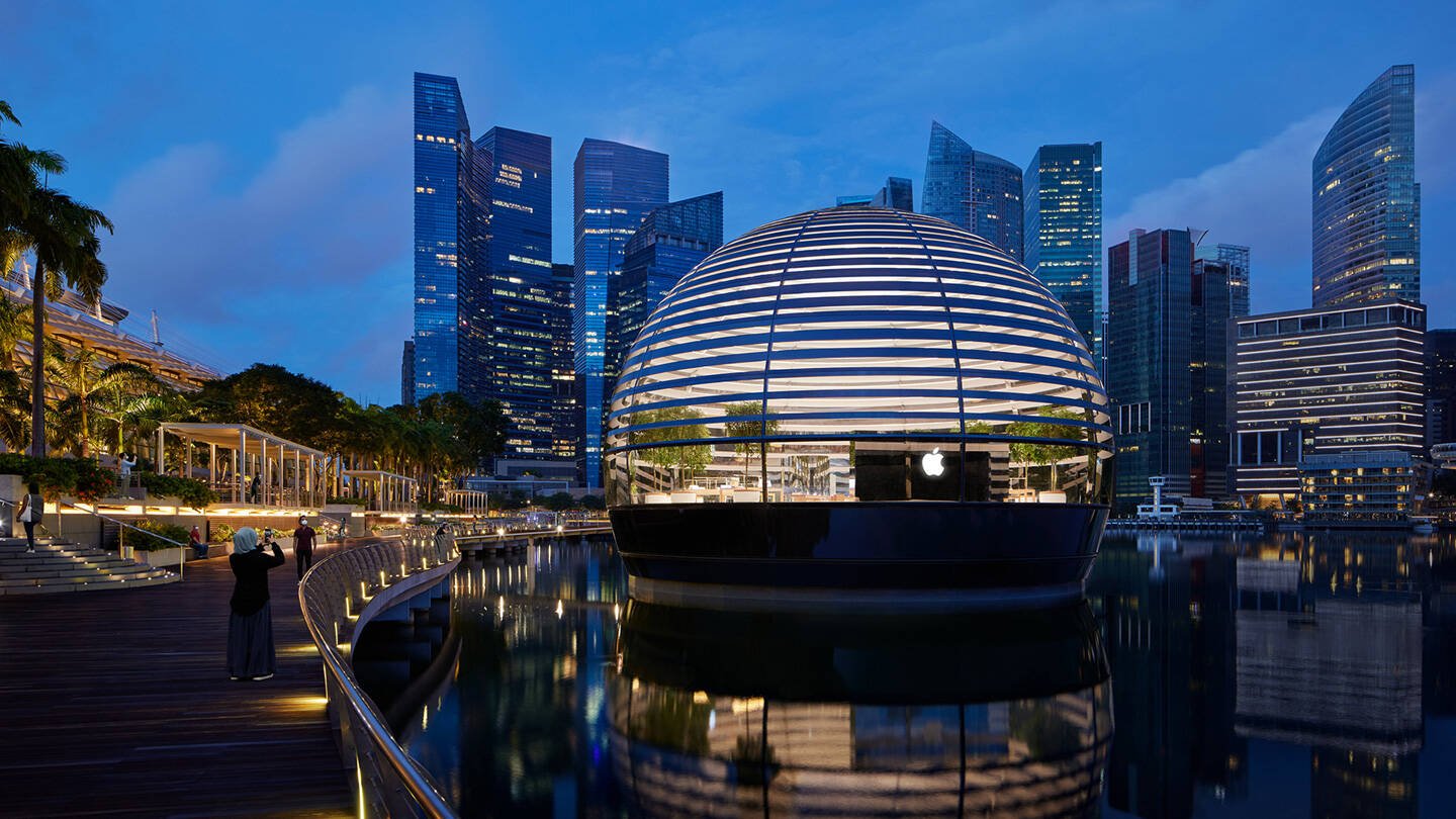 Apple vai abrir loja flutuante em Singapura