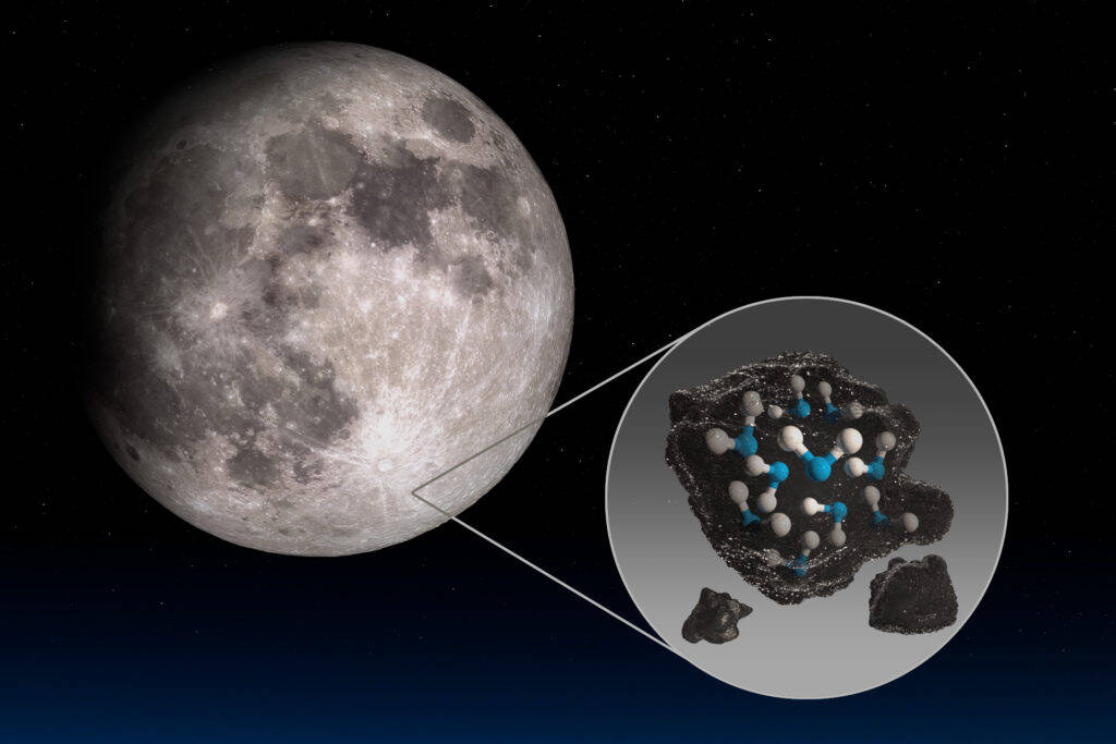 Nasa confirma a existência de água na Lua