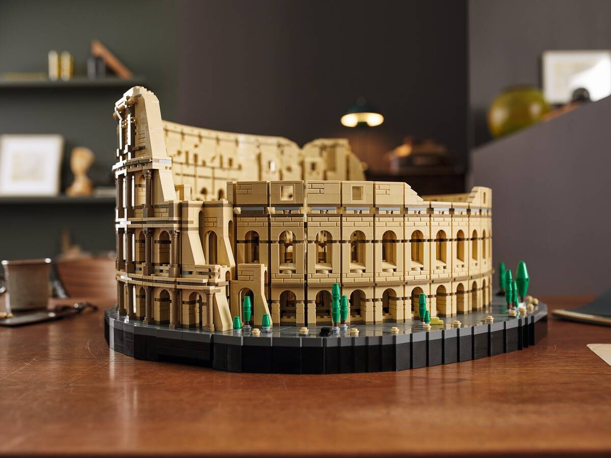 Coliseu de Roma vira o maior kit de Lego já lançado