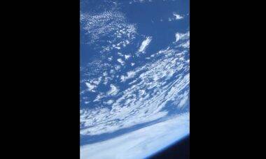 Astronauta na ISS compartilha vídeo da Terra vista do espaço