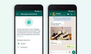 WhatsApp lança mensagens temporárias que somem em sete dias