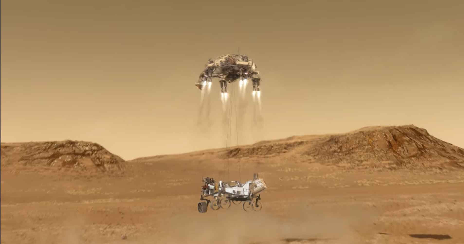 Nasa divulga vídeo dos sete minutos de terror do pouso de uma sonda em Marte