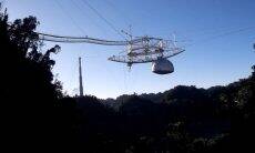 Drone flagrou desabamento do radiotelescópio de Arecibo