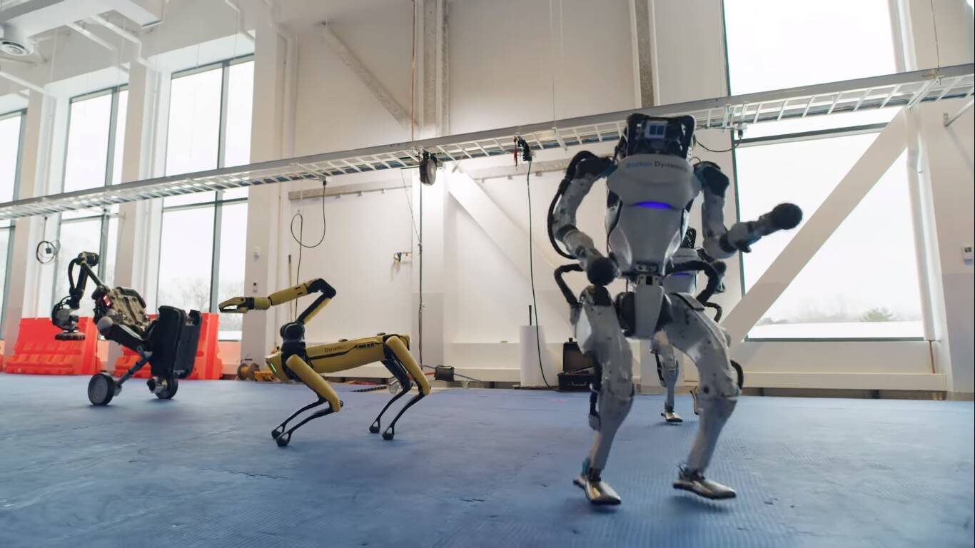 Robôs da Boston Dynamics dançam ao som de "Do You Love Me"