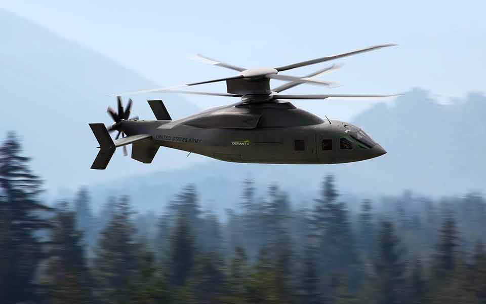 Lockheed Martin e Boeing apresentam helicóptero de assalto avançado Defiant X. Foto: Divulgação