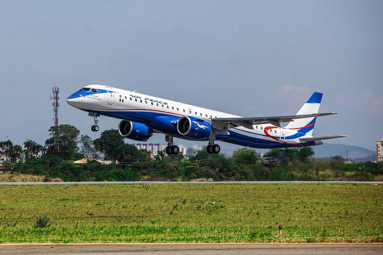 Air Peace recebe o primeiro Embraer E195-E2 do continente africano