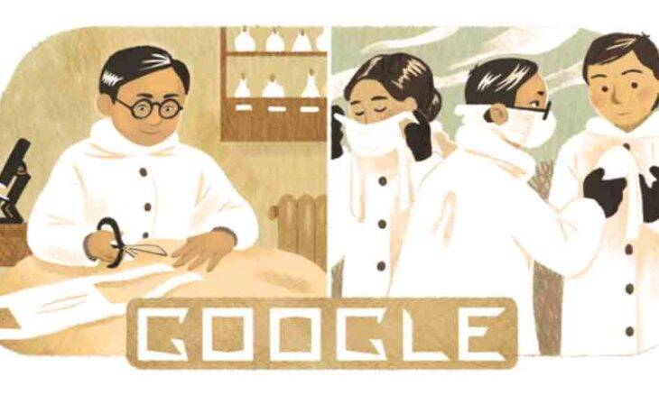 Google homenageia o epidemiologista Wu Lien-teh, inventor da precursora da máscara N95. Foto: Divulgação