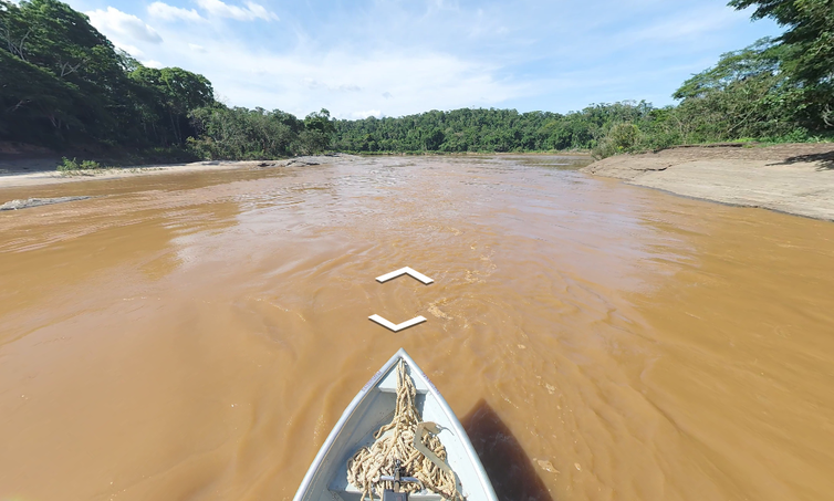 Plataforma digital permite navegar pelo rio Doce