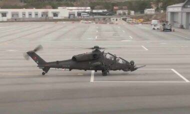 Policiais turcos agora têm seus próprios helicópteros de ataque. Foto: Reprodução Youtube