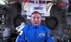 Astronauta japonês da ISS manda recado para o Brasil
