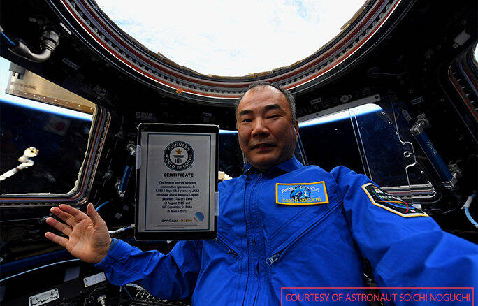 Astronauta da Estação Espacial entra para o livro dos recordes