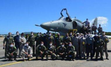 Marinha finaliza reconstrução de avião AF-1B Skyhawk acidentado em 2016