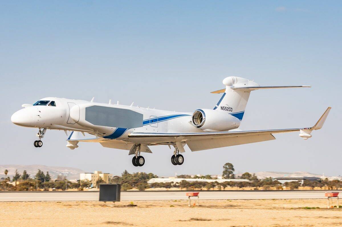 Israel vai transformar mais um jato executivo Gulfstream G550 em avião espião