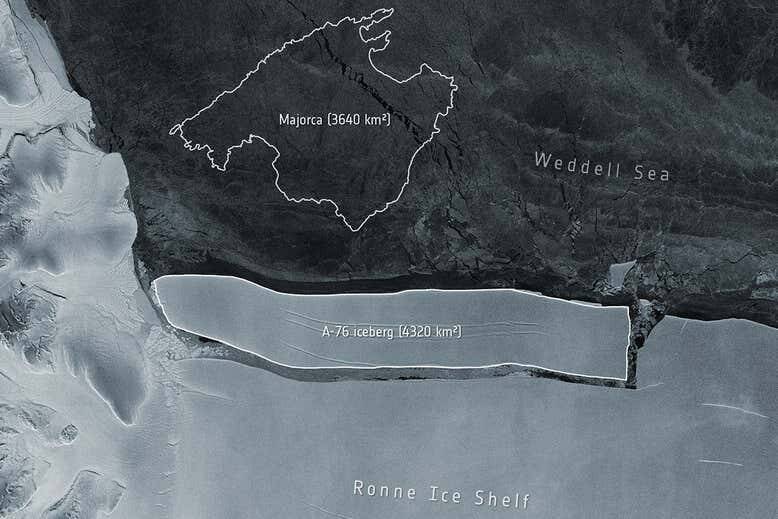 Maior iceberg do mundo se desprende na Antártica