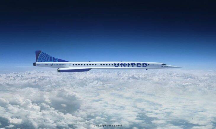 United Airlines planeja vôos supersônicos a partir de 2029