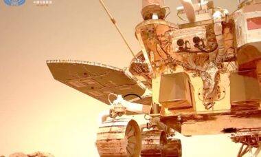 China divulga sons captados pelo robô Zhurong em Marte