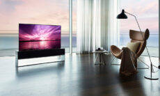 LG lança TV 'enrolável' de US$ 100.000 nos EUA