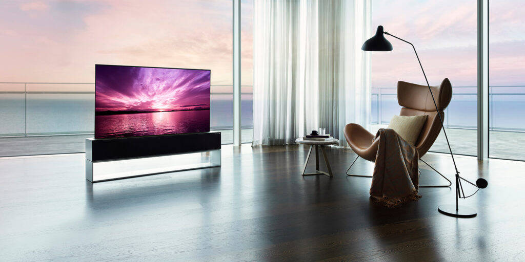 LG lança TV 'enrolável' de US$ 100.000 nos EUA