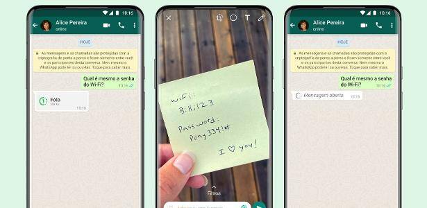 Whatsapp lança imagens de visualização única; saiba como enviar