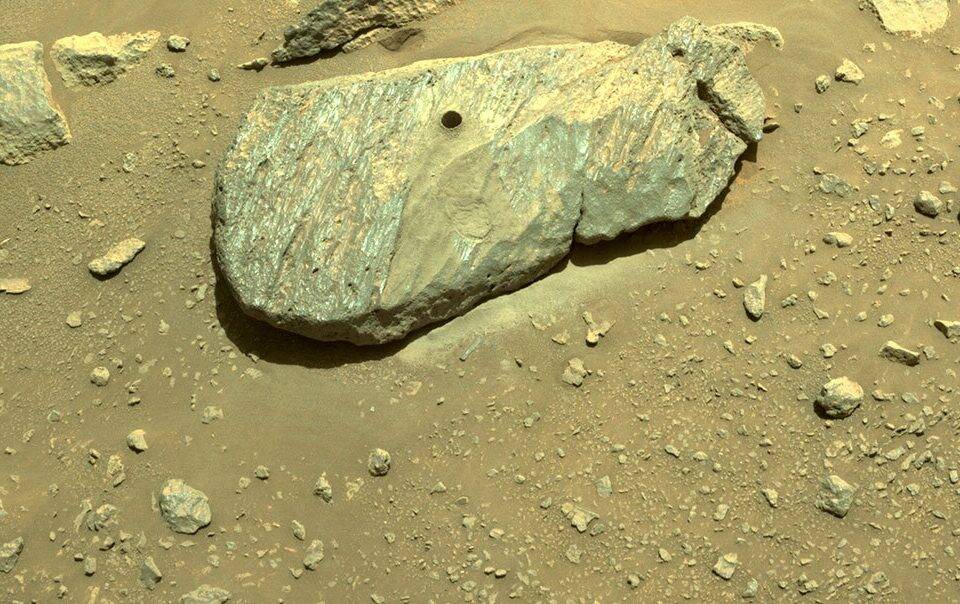 Robô Perseverance realiza 2ª tentativa de coleta de rocha em Marte