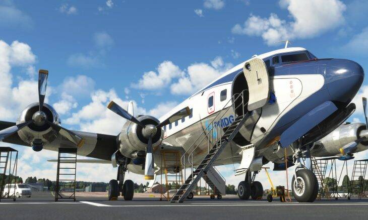 Douglas DC-6 está disponível para o Microsoft Flight Simulator