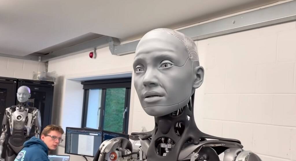 Conheça o Ameca, o robô que impressiona pela semelhança com os humanos