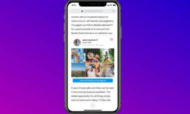 Instagram vai permitir incorporar página de perfis em sites