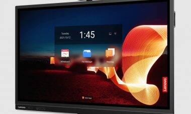 Lenovo revela novos modelos de telas 4k interativas
