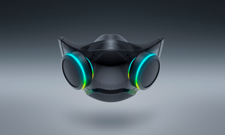 Razer Zephyr Pro é uma máscara facial com amplificação de voz