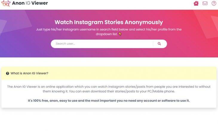 Anon IG Viewer permite ver Stories do Instagram de maneira anônima