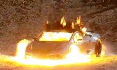 Artista explode Lamborghini para criar 999 NFTs