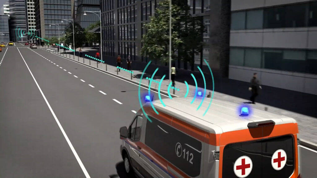 Ford testa semáforos inteligentes capazes de identificar ambulâncias