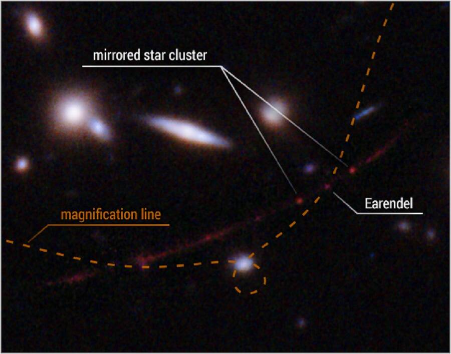 Hubble identifica Earendel, estrela mais distante já vista da Terra