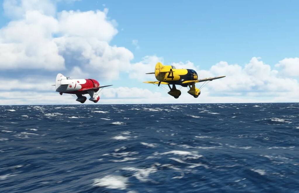 Microsoft Flight Simulator incorpora os aviões Gee Bee Z e R-2