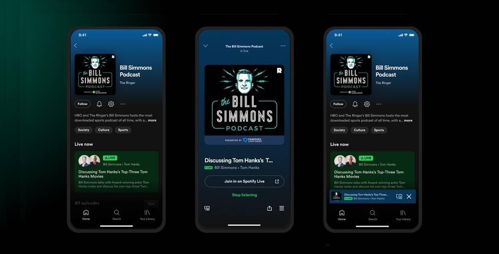 Spotify Greenroom passa a ser Live e se integra ao app principal