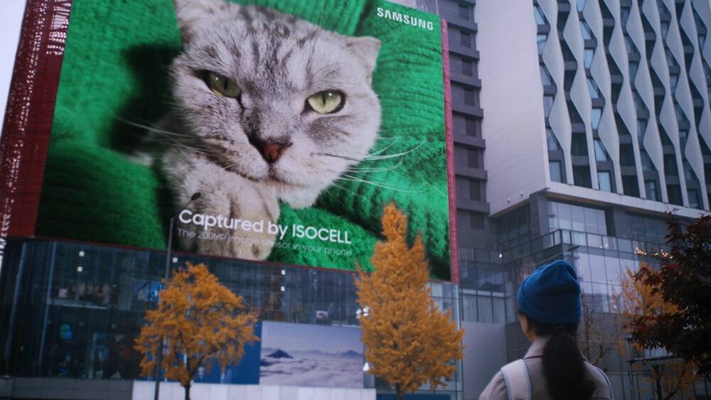 Samsung imprime foto gigante feita com câmera de celular