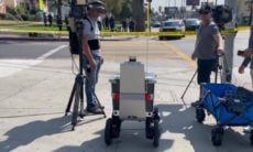 Vídeo: robô autônomo invade cena de crime nos EUA