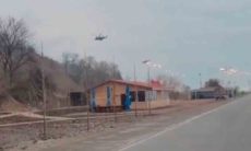Vídeo impressionante mostra dezenas de helicópteros russos no primeiro dia da invasão da Ucrânia. Foto: Reprodução